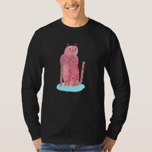 Rosa Katze für Katzen Mama Adorable Kitty Lady T-Shirt