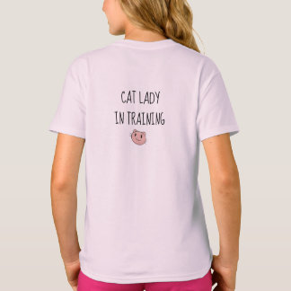Rosa Katze T-Shirt