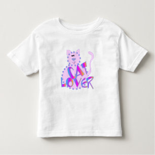 Rosa Katzen-Liebhaber Kleinkind T-shirt