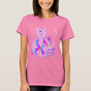 Rosa Katzen-Liebhaber-T-Shirts und Geschenke T-Shirt