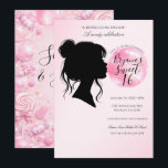 Rosa Kaugummi-Traum-Süßigkeiten 16. Geburtstagsfei Einladung<br><div class="desc">Passe diese Kaugummi-Traum-Einladung an jedes Ereignis an.</div>