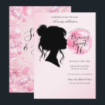 Rosa Kaugummi-Traum-Süßigkeiten 16. Geburtstagsfei Einladung<br><div class="desc">Passe diese Kaugummi-Traum-Einladung an jedes Ereignis an.</div>