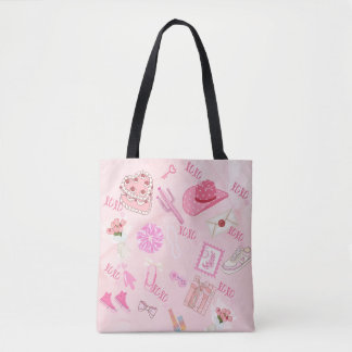 Rosa Kawaii Mädchen-Tasche.