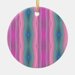 Rosa Keramik Ornament