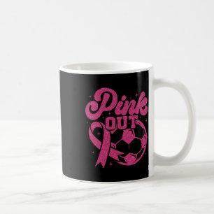 Rosa Kick For A Cure Fußball Brustkrebs Pink Kaffeetasse