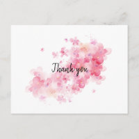 Rosa Kirschblüte danke