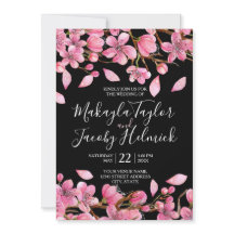 Rosa Kirschblüten auf der Schwarzen Hochzeit