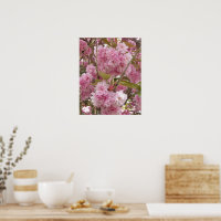 Rosa Kirschblüten Floral