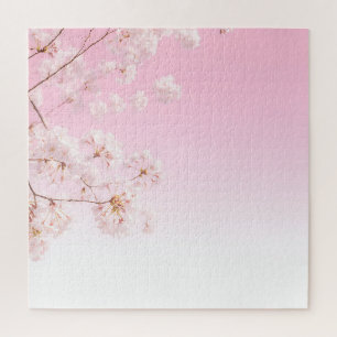 Rosa Kirschblüten-Frühlingsserenität Puzzle