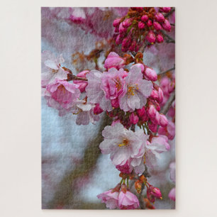 Rosa Kirschblüten Puzzle