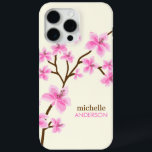 Rosa Kirschblütenbaum iPhone 15 Pro Max Hülle<br><div class="desc">Rosa Kirschblüte Blume</div>