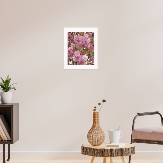 Rosa Kirsche Blüten Blüten Poster (Wohnzimmer 3)