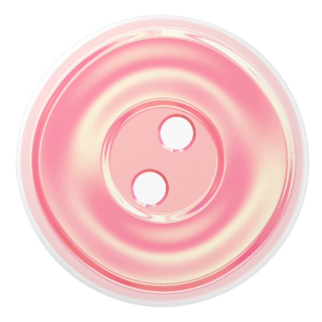 Rosa klassischer nähender Knopf-Keramikgriff Keramikknauf (Vorderseite)