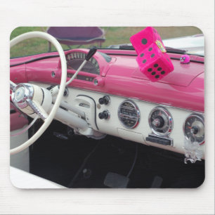 Rosa klassischer Vintage-Automausepad Mousepad