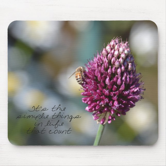 Rosa Klee Mousepad (Vorne)