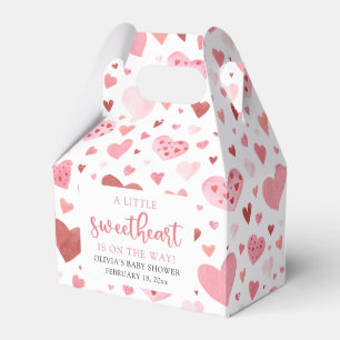 Rosa Kleines Schatz Valentinstag Baby Shower Geschenkschachtel
