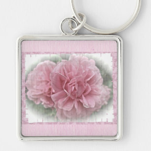 Rosa Kletterblüten in der Rose Schlüsselanhänger