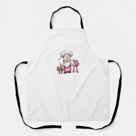 Rosa Koch Küssen Sie den Koch Schürze