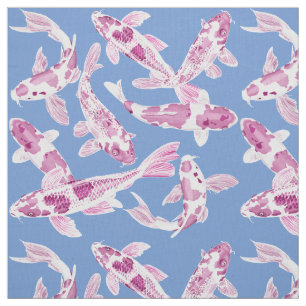 Rosa Koi Stoff