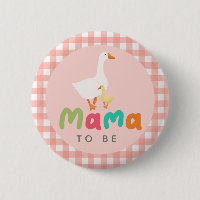Rosa Kokette Alberne Gans Mama-to-Be-Babyparty