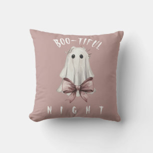 Rosa Kokette Halloween-Geisterkissen Kissen