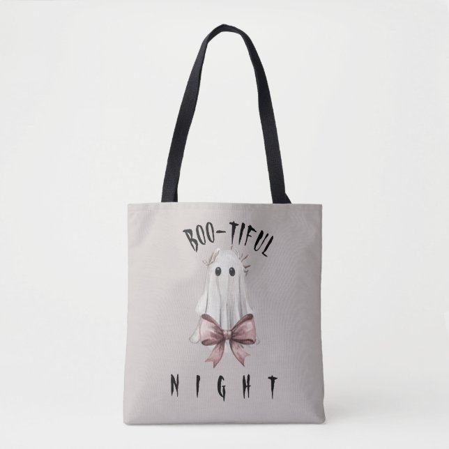 Rosa Kokette Halloween-Geistertasche (Vorderseite)