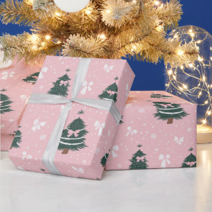 Rosa Koketten-Feiertags-Verpackungspapier Geschenkpapier