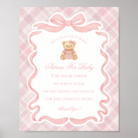 Rosa Koketter Bär Baby Shower Tipps