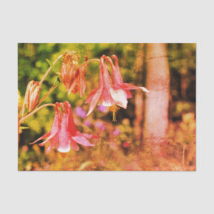 Rosa Kolumne Blume Vintage Entkopplung Seidenpapier