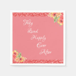 Rosa Koralle Hübsch Serviette