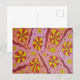 Rosa Kosmische Kanonen Postkarte