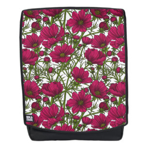 Rosa Kosmos-Blume Rucksack