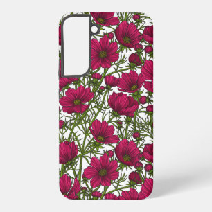 Rosa Kosmos-Blume Samsung Galaxy Hülle