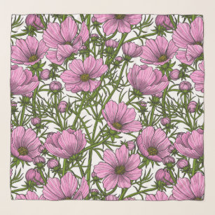 Rosa Kosmos-Blume Schal