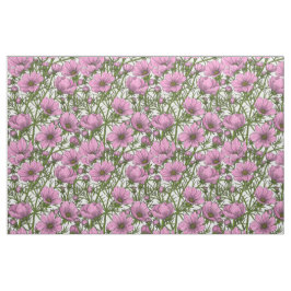 Rosa Kosmos-Blume Stoff