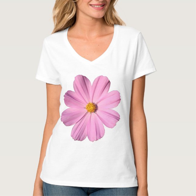 Rosa Kosmos T-Shirt (Vorderseite)