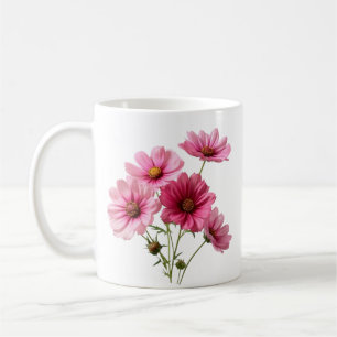 Rosa Kosmosblumen-23456 Kaffeetasse