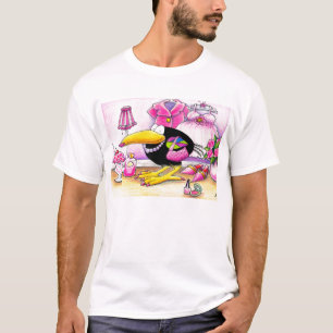 ROSA Krähent-shirt der Liebe I T-Shirt