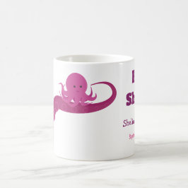Rosa Krake | Babydusche Tasse