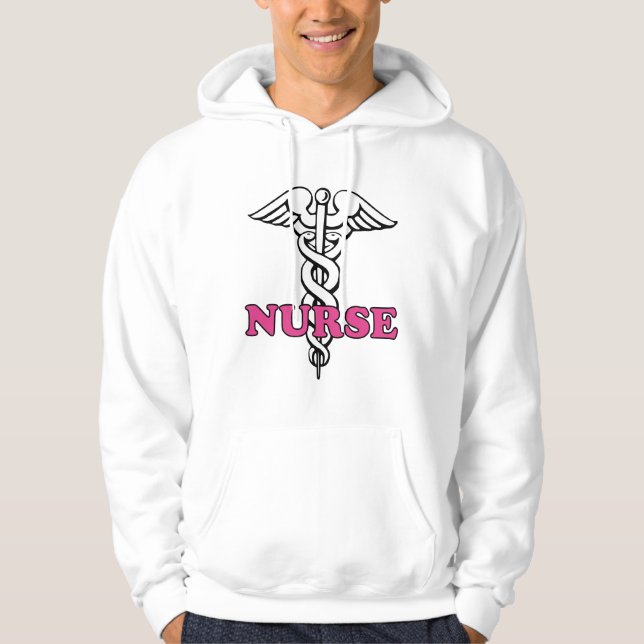 Rosa KrankenschwesterHoodie Hoodie (Vorderseite)