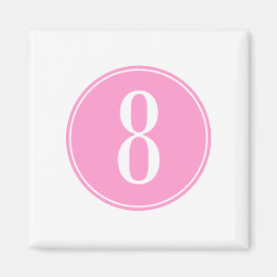 Rosa Kreis #8 Magnet