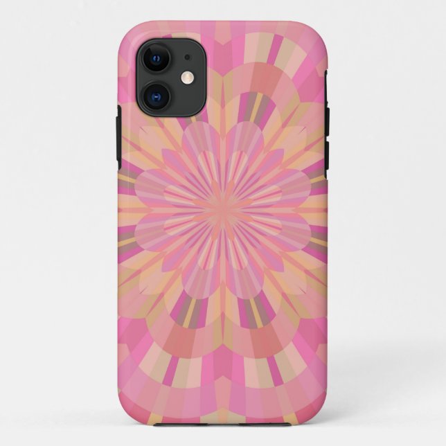 Rosa Kreise Case-Mate iPhone Hülle (Rückseite)