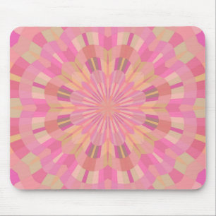 Rosa Kreise Mousepad