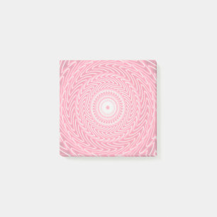 rosa Kreismuster Post-it Klebezettel