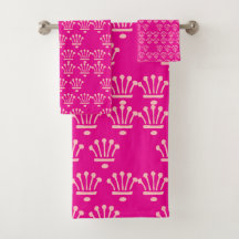 Rosa Kronen Hot Pink
