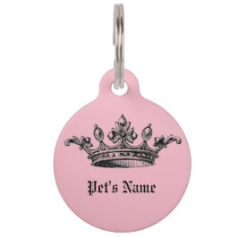 Rosa Kronen-Kosename Identifikations-Umbau Tiermarke