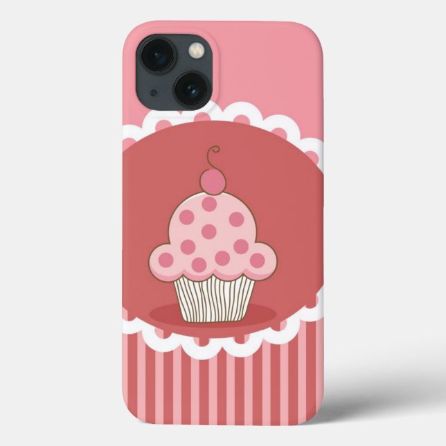 Rosa Kuchen-Entwurf Case-Mate iPhone Hülle (Rückseite)