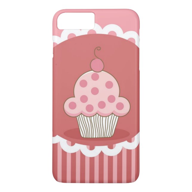 Rosa Kuchen-Entwurf Case-Mate iPhone Hülle (Rückseite)