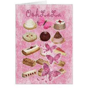 rosa Kuchenplätzchen französischen Gebäcks Paris