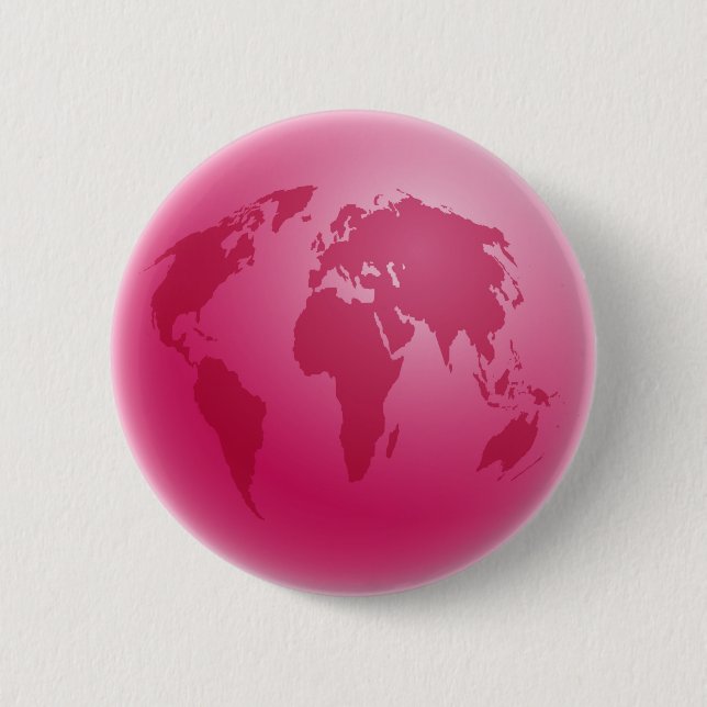 Rosa Kugel Button (Vorderseite)